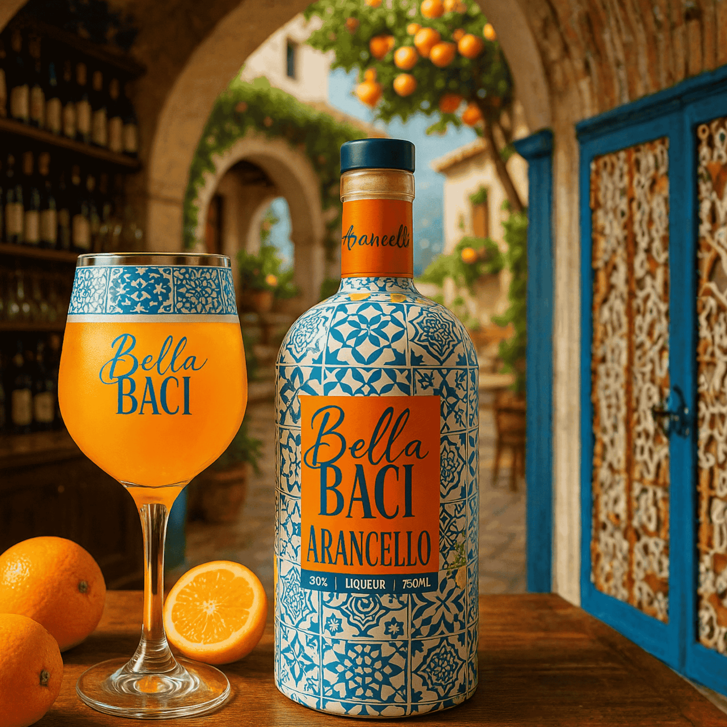 Bella Baci Arancello 750ml - Small Batch Natural Orange Liqueur