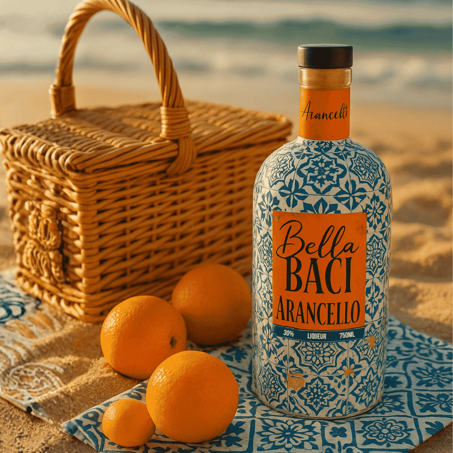 Bella Baci Arancello 750ml - Small Batch Natural Orange Liqueur