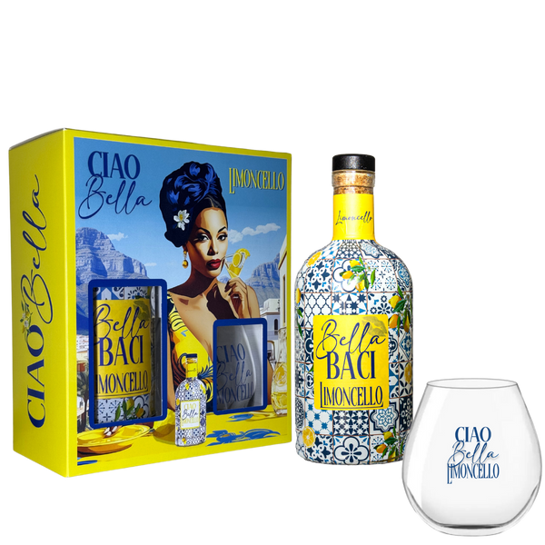 Bella Baci Limoncello Gift Pack 750ml